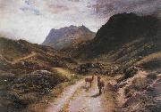 Joseph Farquharson The Road to Loch Maree oil on canvas